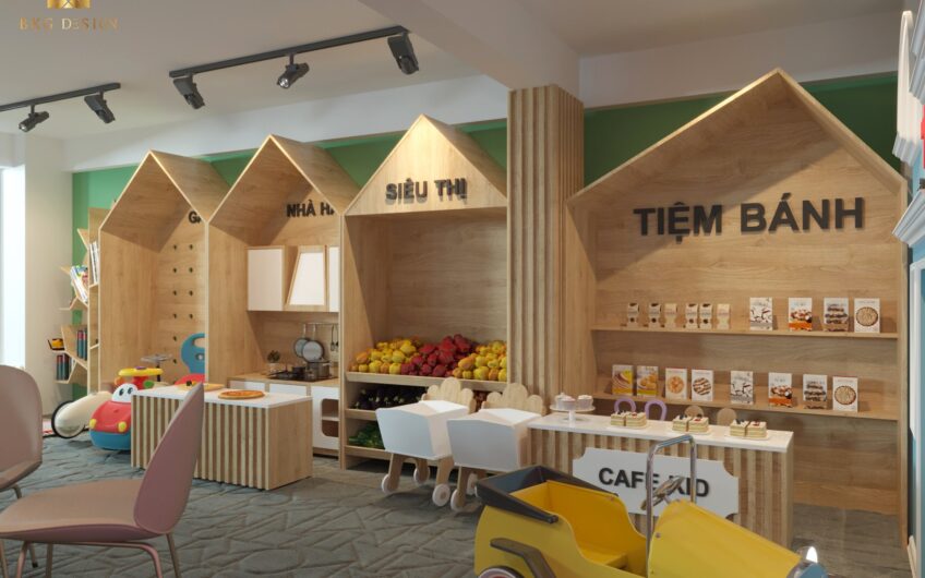 Pick A Boo Kids Cafe tại Hà Nội theo phong cách cổ