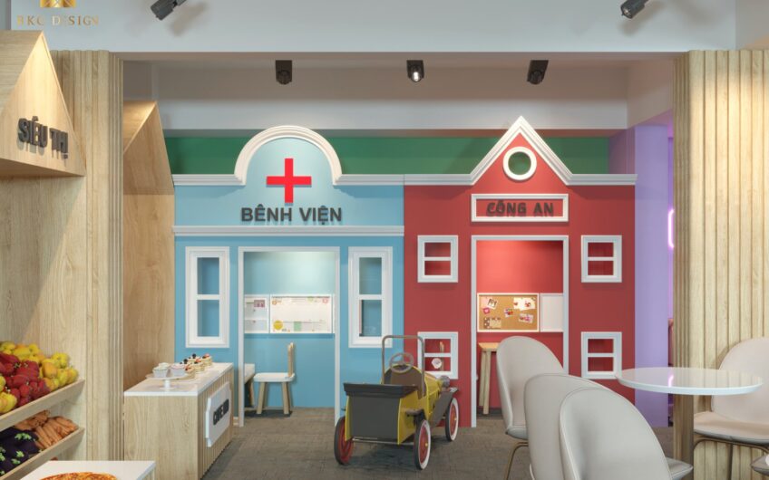 Pick A Boo Kids Cafe tại Hà Nội theo phong cách cổ