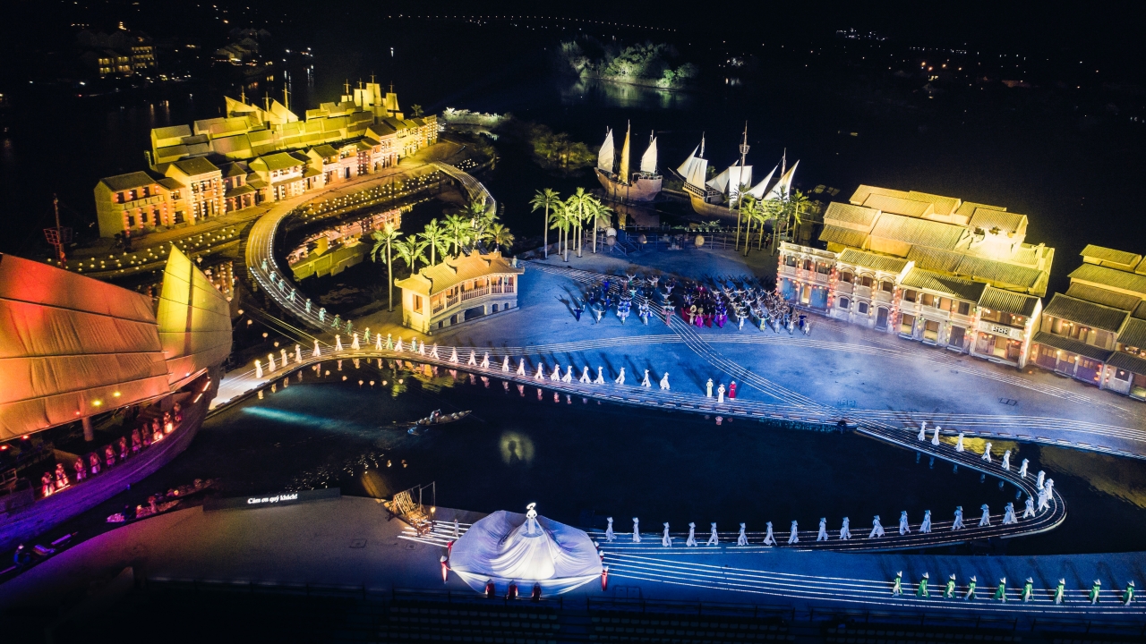Sân khấu hoành tráng của Show Ký Ức Hội An